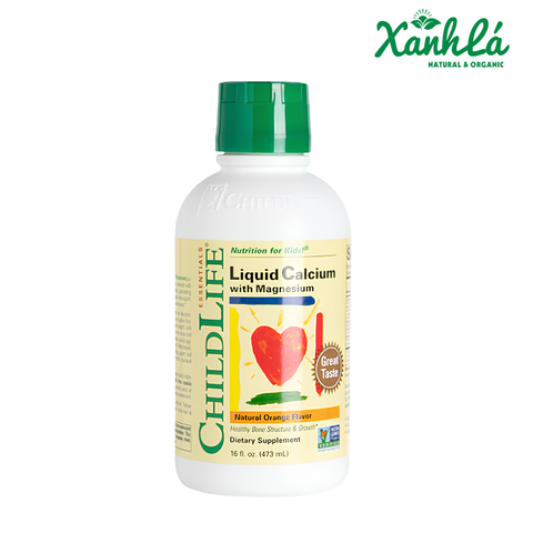 Thực phẩm bảo vệ sức khỏe ChildLife Liquid Canxi with Magie D3 Kẽm 473ml ( Chai )