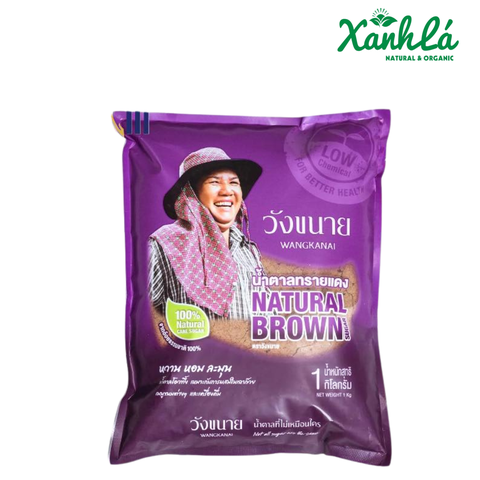 Đường mía thô hữu cơ Wangkanai Organic 500gr