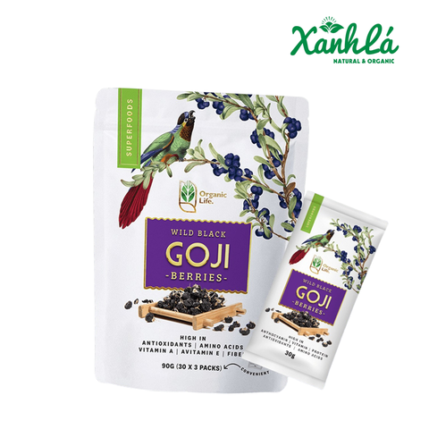 Hắc kỉ tử hoang dã Organic Life 90gr ( Gói )