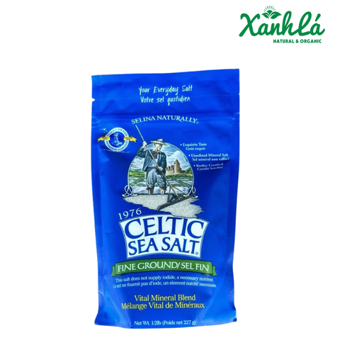Muối biển tinh khiết dạng mịn Celtic Sea Salt 454gr