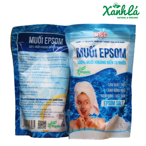 Muối Epsom muối Spa tắm rửa mặt và Dưỡng Da 200gr ( Túi)