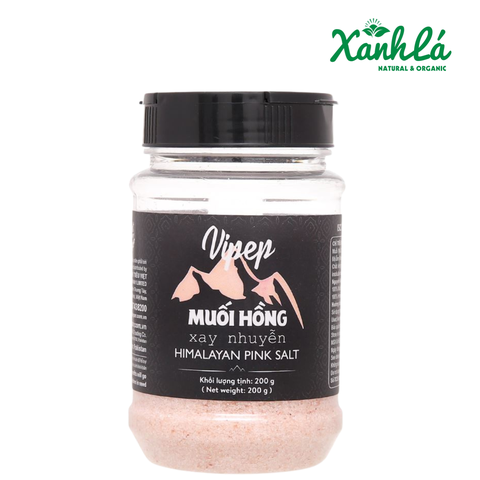 Muối Hồng Himalaya Vipep Xay Nhuyễn 200gr