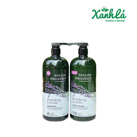 Dầu Xả hữu cơ Avalon Organics hương Oải Hương cho tóc thường và khô 907gr ( Chai )