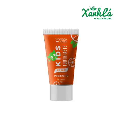 Kem Đánh Răng Hữu Cơ vị Cam Ngọt Cho Bé Wooden Spoon 50ml ( Tuýp)