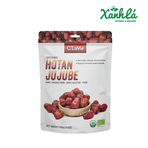 Táo ĐỎ HOTAN hữu cơ CLavie 450gr ( Túi )