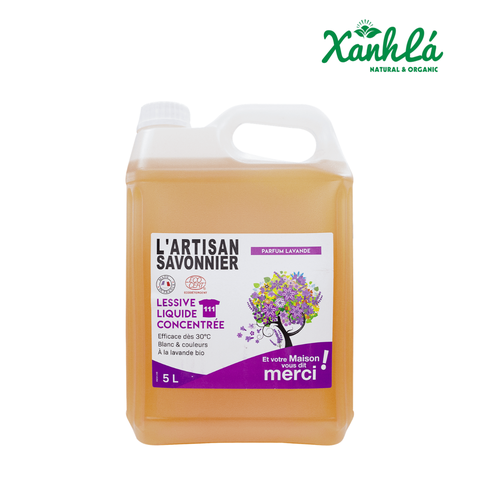 Nước giặt hữu cơ oải hương Artisan Savonnier 5 L