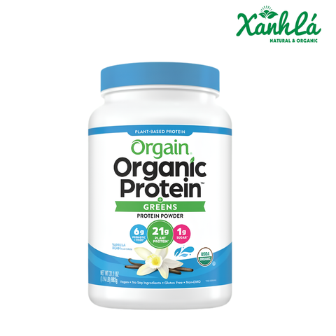 Đạm Protein Thực Vật và Greens Hữu Cơ 882g (Hộp)