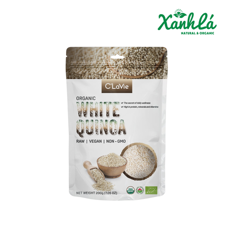 Hạt Diêm Mạch Quinoa Trắng Hữu Cơ C'LaVie 200g ( Gói)