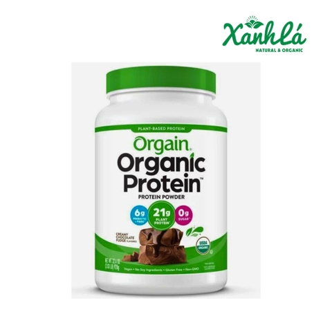 Protein hữu cơ Orgain Organic vị socola 920gr