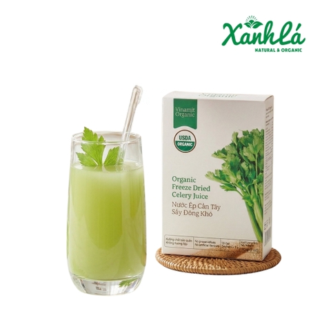 Nước ép cần Tây sấy đông khô hữu cơ Vinamit 30gr (10 gói)