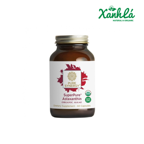 Astaxanthin từ tảo đỏ Hữu cơ Pure Synergy 60v ( lọ)