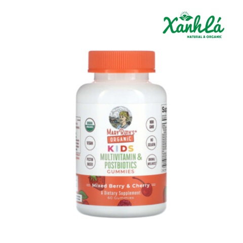 Kẹo Multivitamin + lợi khuẩn 4 tuổi Mayruth 60 viên ( Lọ )
