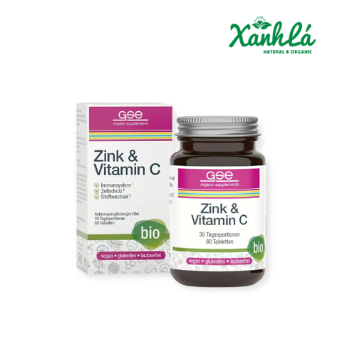Kẽm hữu cơ + Vitamin C GSE 60v ( Lọ )