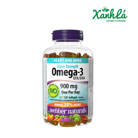 Omega 3 Triple Strength 900mg EPA - DHA 120v
