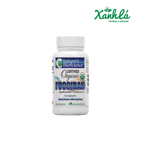VIÊN FUCOIDAN hữu cơ CHỐNG UNG THƯ Nature's Bioscience 60v