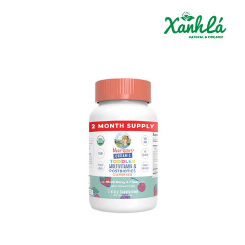 Kẹo vitamin 2 tuổi + lợi khuẩn Mary ruth ( Lọ)