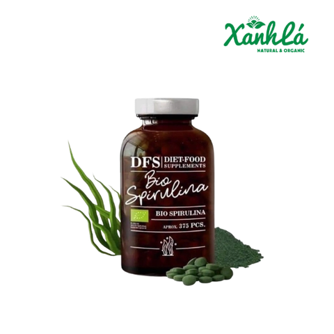 Viên uống tảo xoắn Spirulina hữu cơ (375 viên) Diet Food 150gr