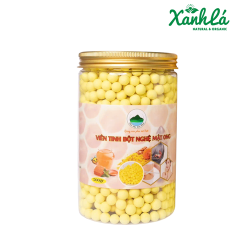 Viên tinh bột nghệ mật ong 500gr ( Hộp )