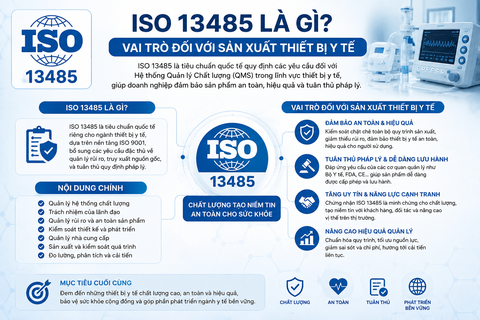 ISO 13485 là gì? Vai trò đối với sản xuất thiết bị y tế