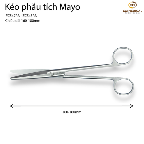 Kéo phẫu tích Mayo | Dụng cụ phẫu thuật y tế chính hãng