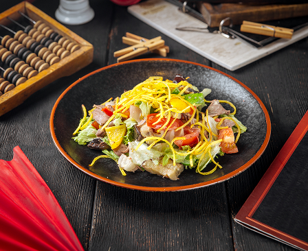 Salad cá hồi rau củ