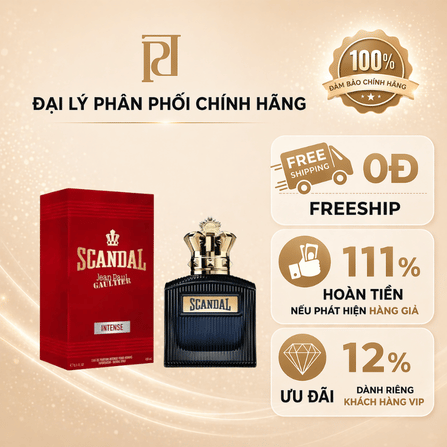 Nước hoa Jean Paul Gaultier Scandal Intense Eau De Parfum Intense Pour Homme 50ML