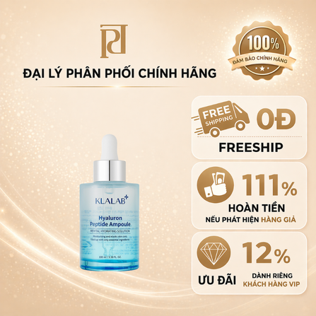 TINH CHẤT DƯỠNG DA MỜ NẾP NHĂN, DƯỠNG ẨM, MỊN MÀNG DA KLALAB