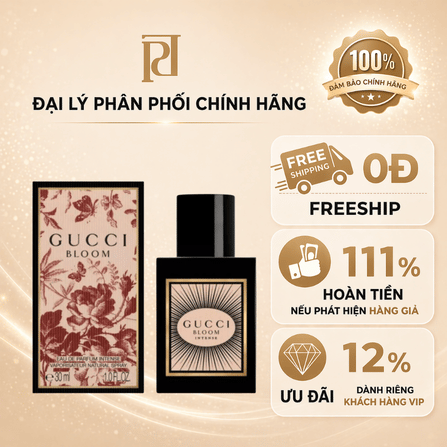 NƯỚC HOA GUCCI BLOOM EAU DE PARFUM VAPORISATEUR NATURAL SPRAY 30ML