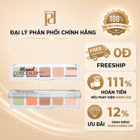 BẢNG CHE KHUYẾT ĐIỂM ĐA NĂNG 5 Ô CATRICE ALLROUND CONCEALER