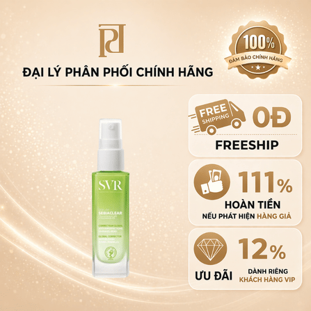 TINH CHẤT DƯỠNG DA HỖ TRỢ LÀM MỜ THÂM MỤN VÀ CẢI THIỆN NẾP NHĂN SVR SEBIACLEAR