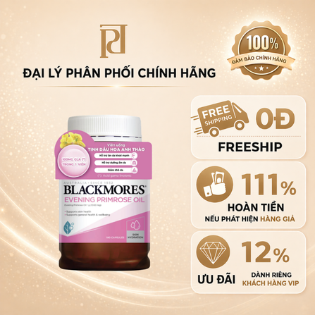 THỰC PHẨM BẢO VỆ SỨC KHOẺ BLACKMORES EVENING PRIMROSE OIL 190 VIÊN/ 1 HỘP