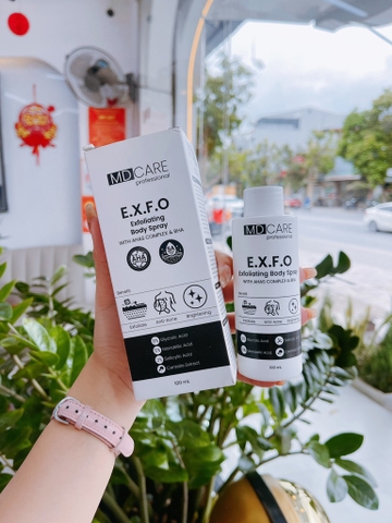 XỊT TẨY TẾ BÀO CHẾT TOÀN THÂN GIẢM MỤN LƯNG MD CARE 100ML