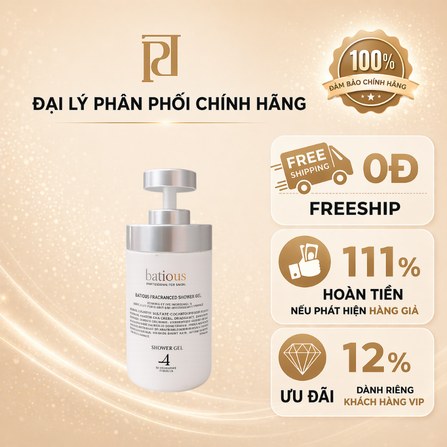 Sữa Tắm trắng da Batious B3+ 500ml