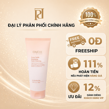 SỮA RỬA MẶT LOMERE PRIME TRUFFLE CELL REPAIR BRIGHTENING 150ML