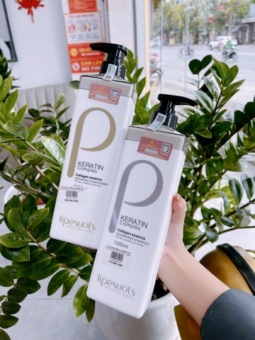 Cặp gội xả Pkeratin 1000ML