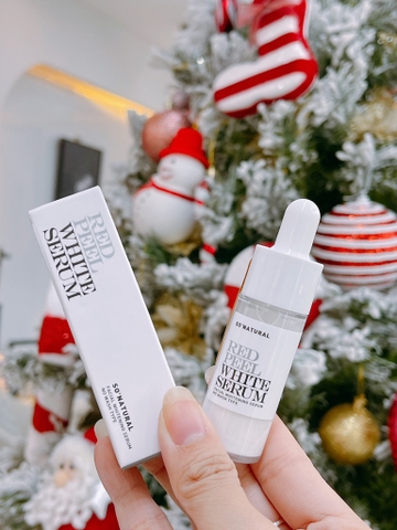 MINI SERUM SO NATURAL WHITE RED PEEL DƯỠNG TRẮNG ỨC CHẾ NÁM  SIZE 11ML ( CTY - VAT )