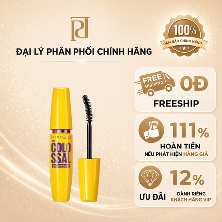 CHUỐT MI MAYBELLINE NEWYORK BLACK (VÀNG)