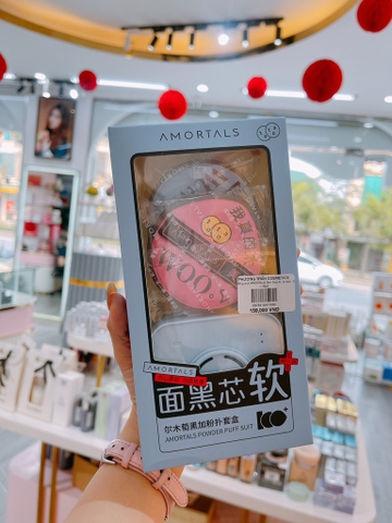 Bông mút AMORTALS Đen Size XL (2 mút + Hộp)