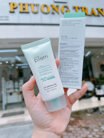 KEM CHỐNG NẮNG VẬT LÝ MAKE PREM KIỀM DẦU XANH ( CTY - VAT ₫