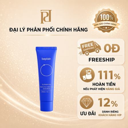 Kem chống nắng Beplain Sunmuse Tone Up & Correcting Sunscreen 50ml