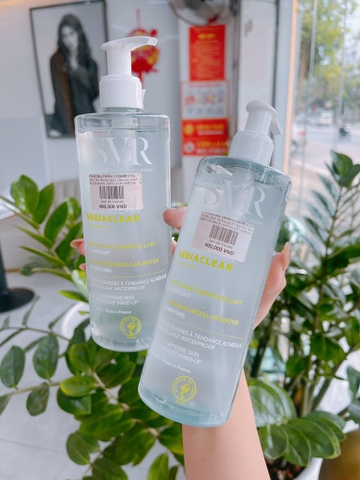 NƯỚC TẨY TRANG GIÚP LÀM SẠCH BỤI BẨN DẦU NHỜN, KHÔNG GÂY KHÔ DA  SVR