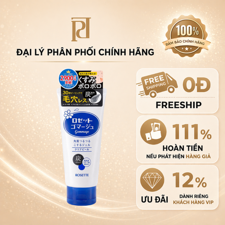 Tẩy tế bào chết làm thu nhỏ lỗ chân lông Rosette Gommage Clear Peel 120g