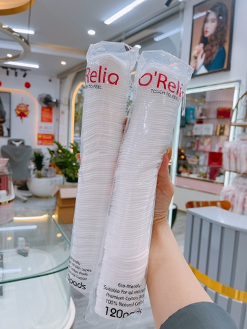 Bông tẩy trang O'Relia gói 120 pcs