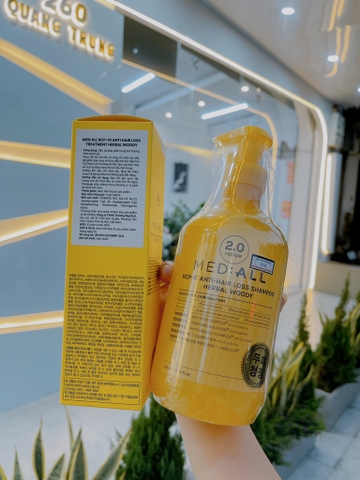 DẦU GỘI MED:ALL RCP-10 ANTI HAIR LOSS SHAMPOO HERBAL WOODY