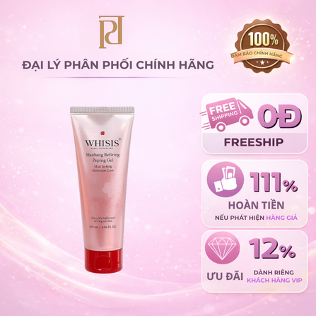 Gel tẩy tế bào chết chiết xuất thảo dược Whisis 120ml