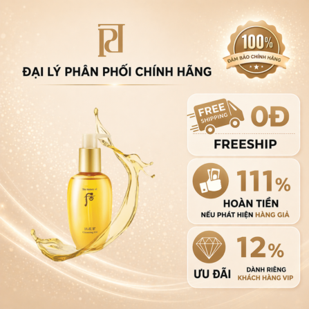 WH GJH Clarifying Cleansing Oil 50ml [ Dầu tẩy trang the whoo 50ml ]