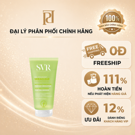 GEL RỬA MẶT SVR MOUSSSANT 55ML
