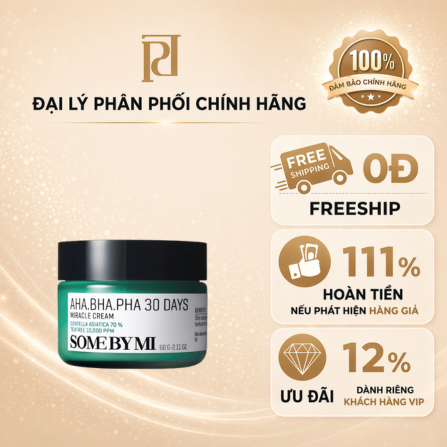 Kem dưỡng da Some By Mi AHA-BHA-PHA 30 Days Miracle Cream 60gr