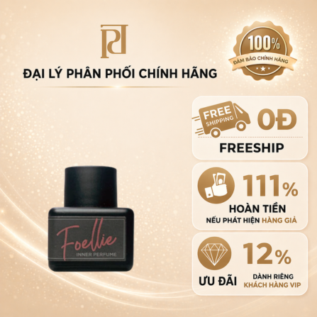 Tinh dầu nước hoa vùng kín Foellie, hương hoa hồng 5ml