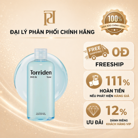 Sản Phẩm Dưỡng Ẩm Da Torriden Dive In Toner 300ml